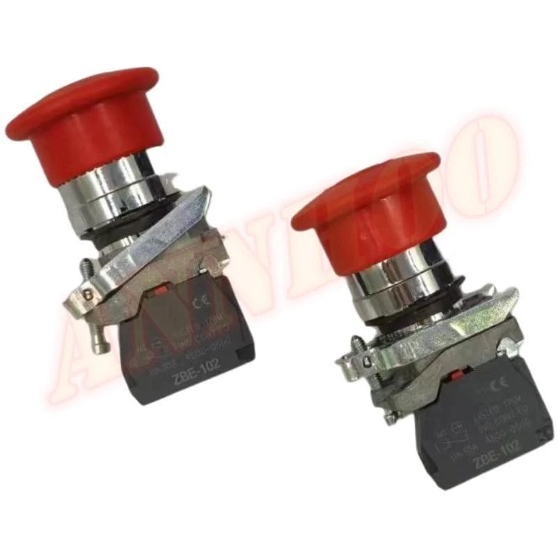 2X E-Stop Switch for JLG (4360475, XB4-BT42, XB4BT42)