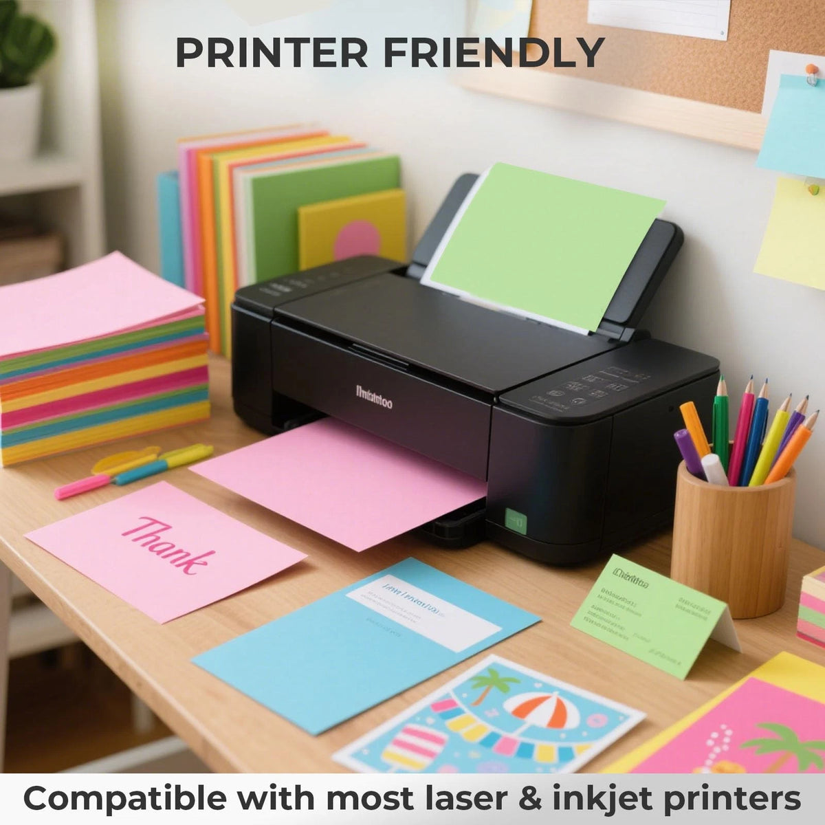 3X Construction Paper for Assorted Projects (8.5 x 11 inches, 200 Sheets)
