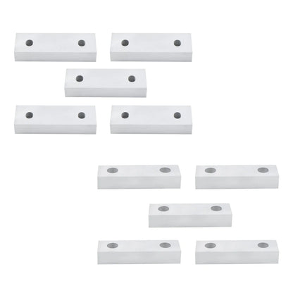 5 Pack Reversible Soft Jaws for 6" Vise (Machined Aluminum)
