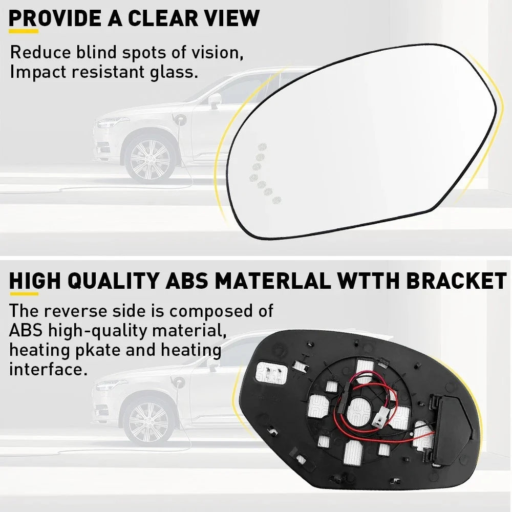 Heated Mirror Glass with Turn Signal for Chevy GMC Cadillac (2007–2013)