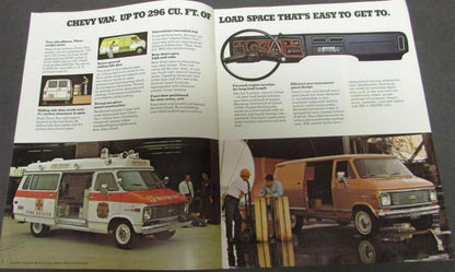Chevrolet Chevy Van Truck Sales Brochure for 1974