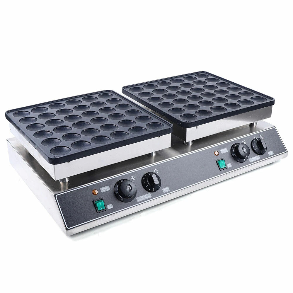Electric Dutch Poffertjes Mini Pancake Baker Maker Machine