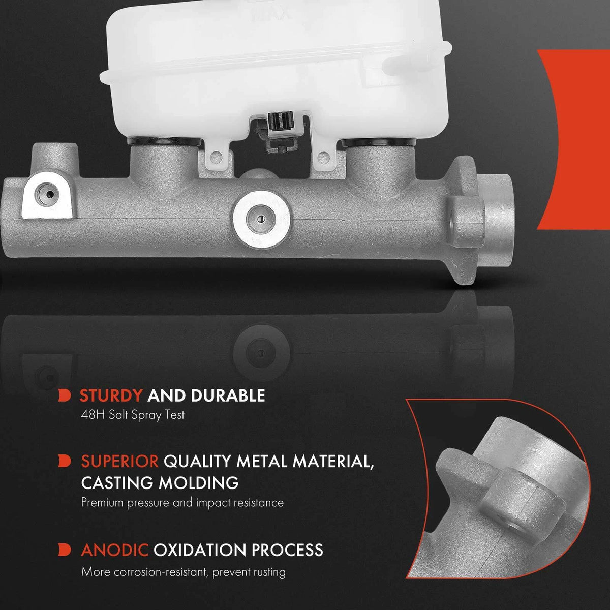 Brake Master Cylinder w/ Reservoir for Ford Escape (2003–2004) 1L2Z2140BA, 2L2Z2140AA, M630052