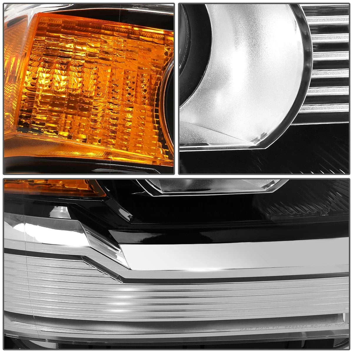 Right Side Projector Headlight for Sierra 1500 2500HD 3500HD (2014–2019) GM2503394
