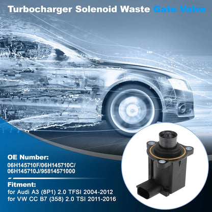 Turbo Pressure Solenoid Valve for Audi A3 (8P1) 2.0 TFSI (2004–2012) 06H145710F