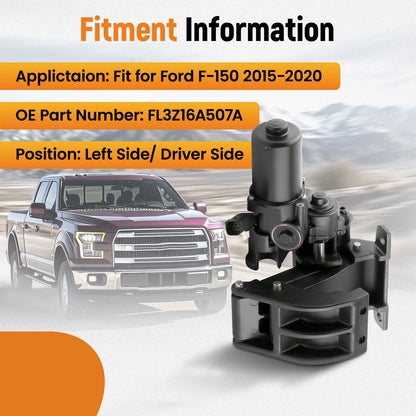 Left Running Board Motor w/Bracket for Ford F-150 (2015–2020) NAV9M2, FL3Z16A507A, FL3Z-16A507-A
