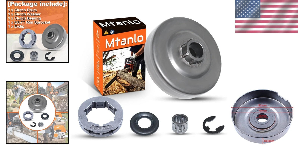 Clutch Drum Kit for Husqvarna 385/390 Chainsaw