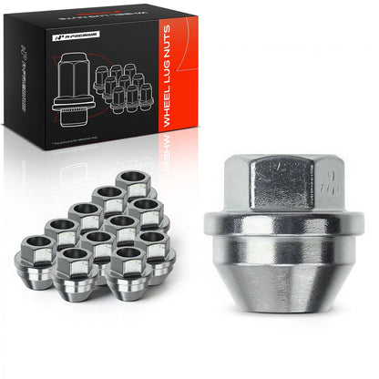 Set of 12 M14-2.0 Wheel Lug Nuts for Ford Expedition F-150 (2000–2023) 611-223, 2L1Z1012AA