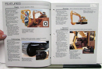 Excavator Sales Brochure for CAT E180 EL180 (1987)