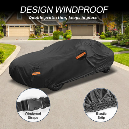 Waterproof 210D-PU Car Cover for Toyota Mirai Sedan (2016–2023)