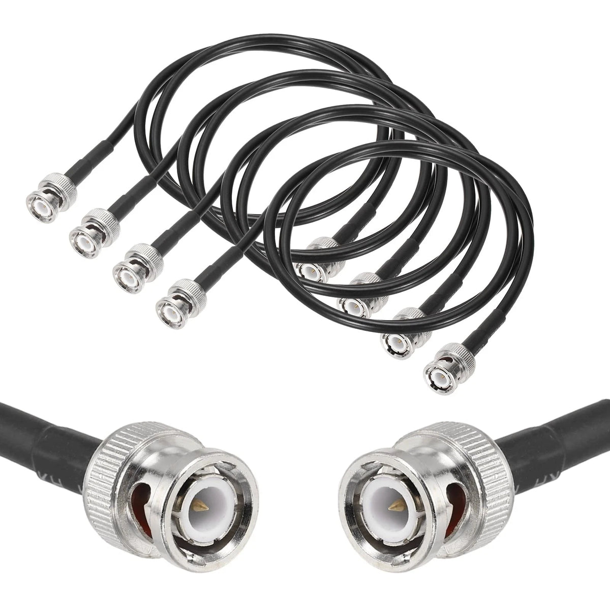 3ft RG58 Coaxial Cable with BNC Male Connectors for Automotive Use