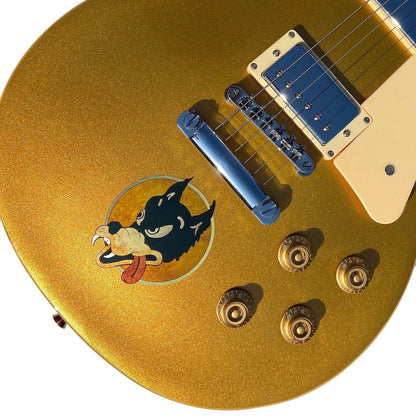 Inlay Sticker for Guitars & Bass - Jerry Garcia Wolf (Multi-colored)