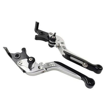 CNC Extendable Brake Clutch Levers for BMW C650GT (2011–2017), C600 Sport (2011–2016) Silver