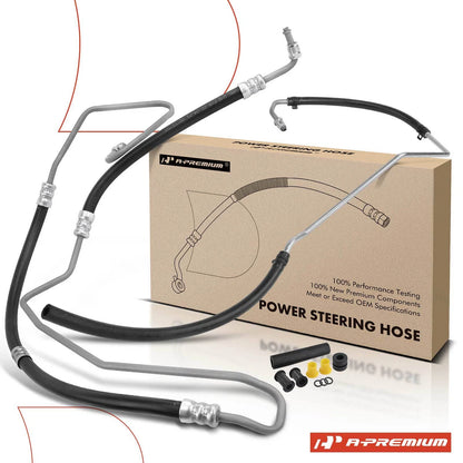 2X Power Steering Pressure and Return Hose for Dodge Charger (2006–2010) - 68041374AA, 68041374AB, 68041374AC
