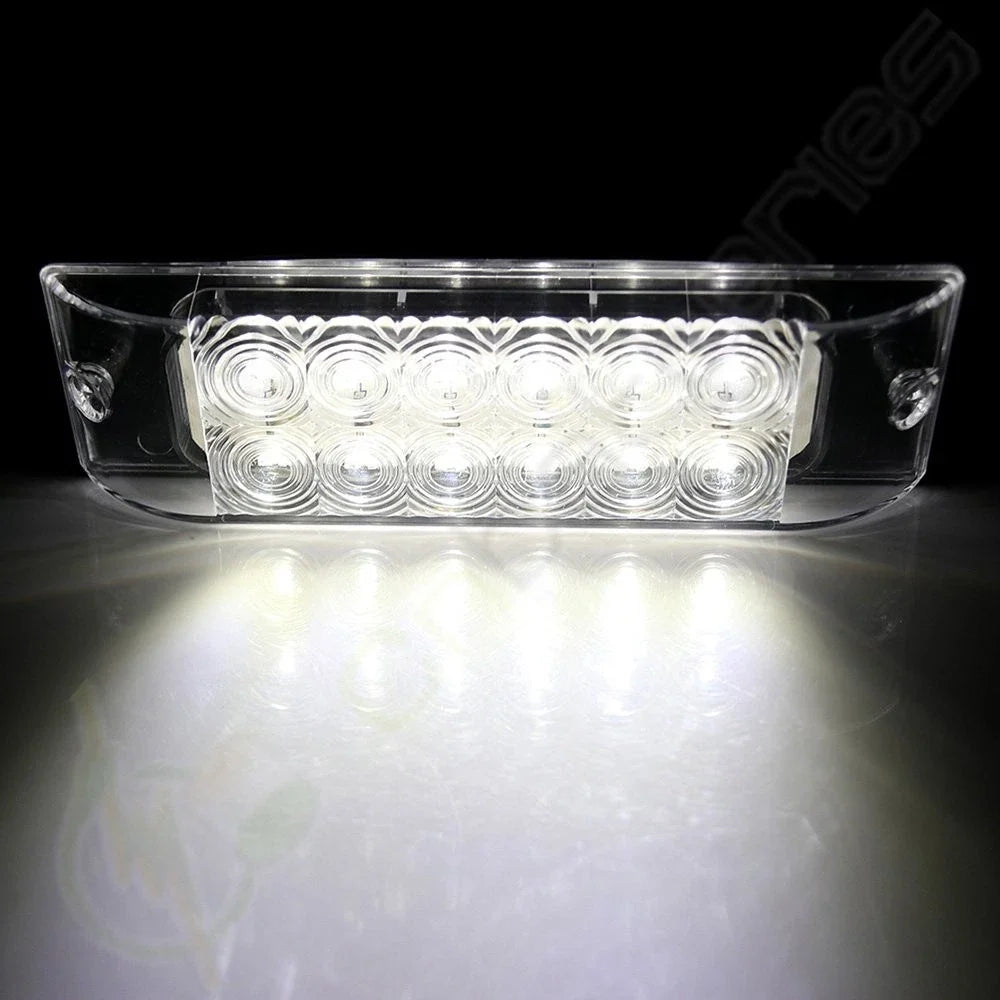 10x LED 8" White Turn Tail Brake Light for Pickup Truck