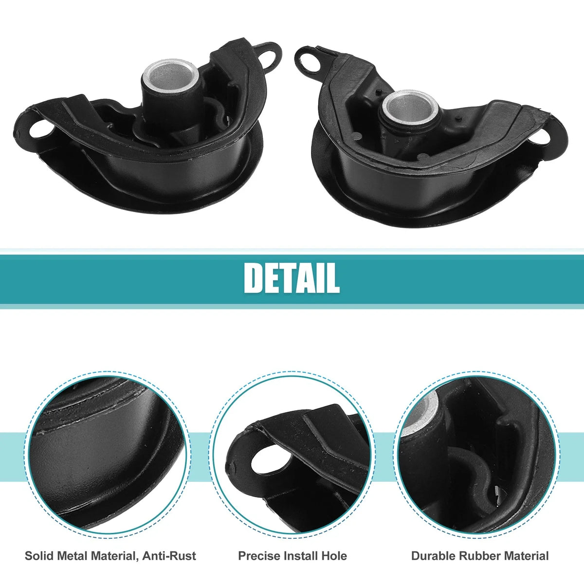 Set of 2 Engine Lower Motor Mounts for Honda Civic (1992–2000)