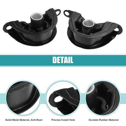 Set of 2 Engine Lower Motor Mounts for Honda Civic (1992–2000)
