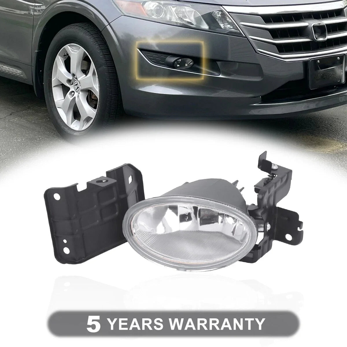 Right Passenger Side Fog Light Assembly for Honda Accord Crosstour (2010–2015)
