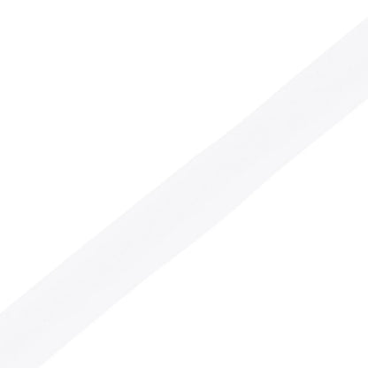 1/4 Inch Double Fold White Ribbon for Crafting (55 Yards)