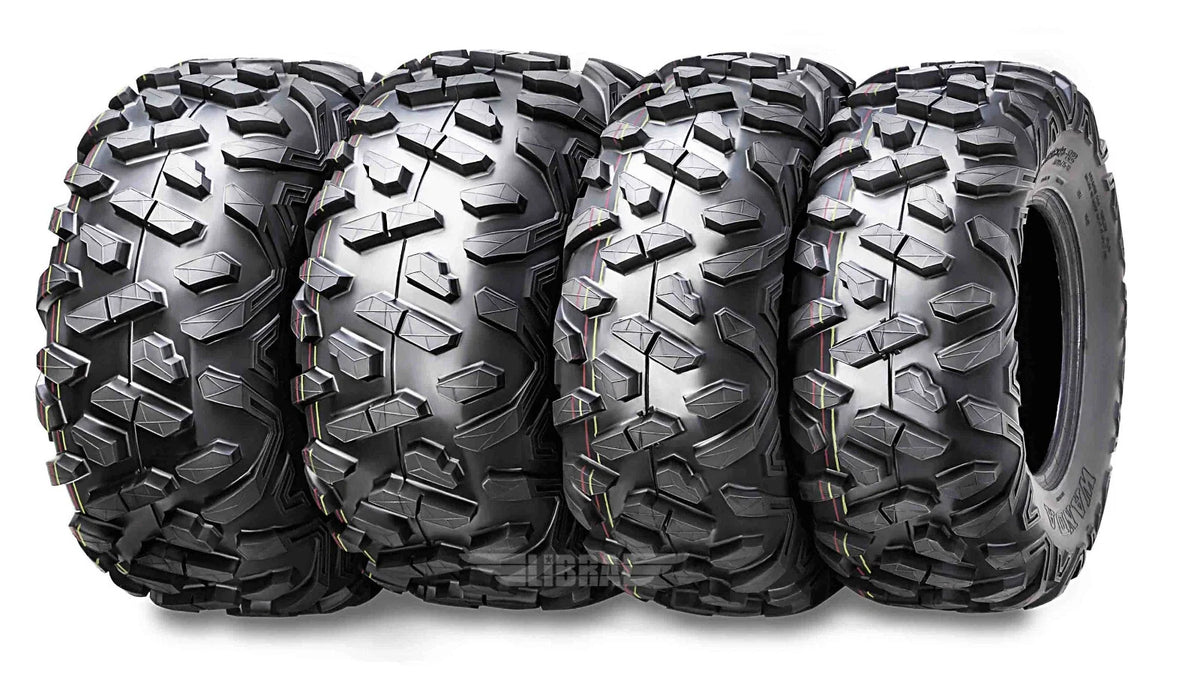 Set of 4 ATV Tires 26x9-12 26x11-12 for 2017 Kawasaki Mule SX 4X4 XC