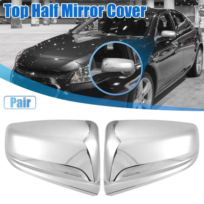 1 Pair Chrome Plated Top Half Mirror Cover for Chevrolet Malibu  731618519379