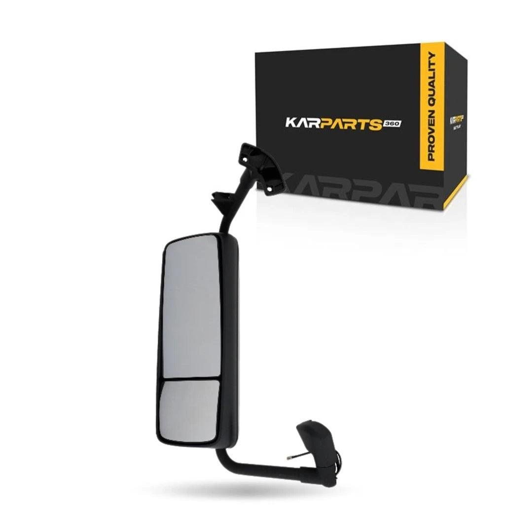Heated Door Mirror Driver Side for Volvo VNL (2004–2012) Chrome Finish CLX-M0-USA-VL45EL-HD-CLA1