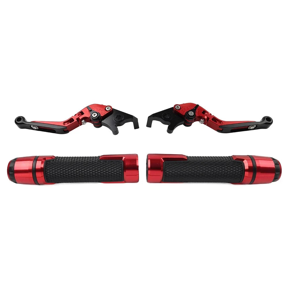 Set of 2 Red Extendable Brake Clutch Levers for BMW G310R G310GS (2017–2023)