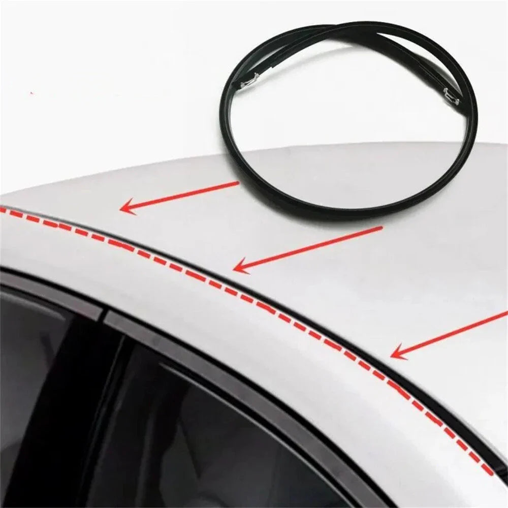 Black Rubber Roof Molding Trim Right Side for Honda Fit Jazz (2007-2008)