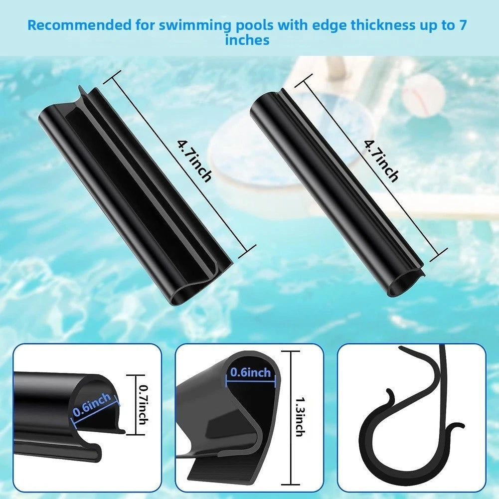 Set of 4 Windproof ABS Pool Cover Fasteners for Winter Protection