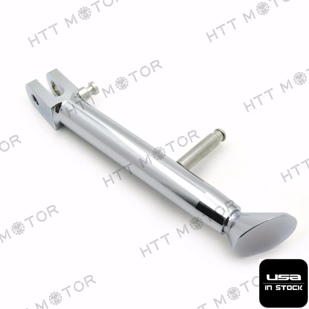 Kickstand Foot Side Stand Support for Kawasaki Ninja 250 250R EX250 (2008–2012) Chrome