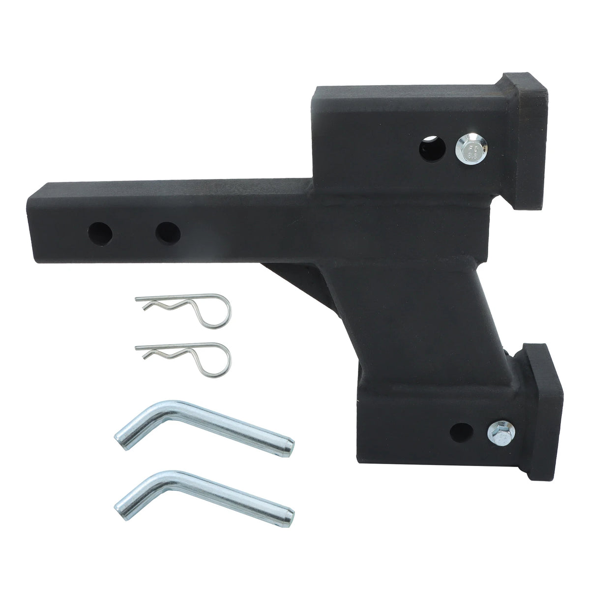 2-In Receiver Adjustable Rise/Drop Dual Hitch Extender for Trailer (BCK100133K)
