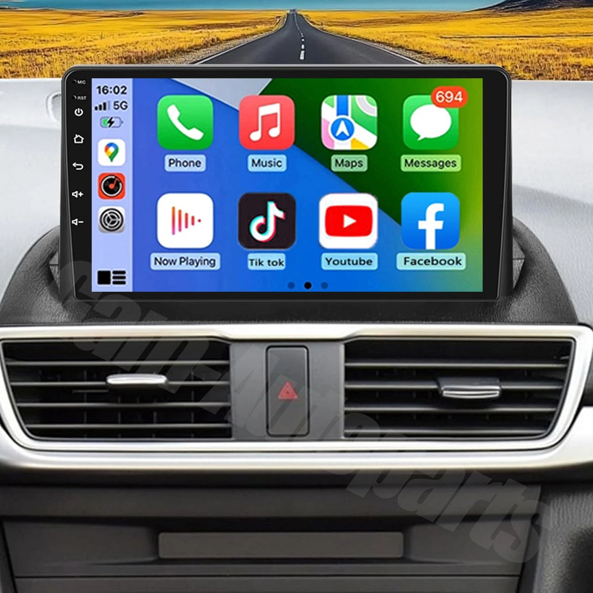 Android 13 Carplay GPS Navigation Stereo for Mazda 3 (2014–2019)