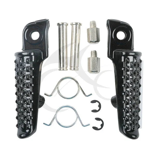 Front Rider Foot Pegs Bracket for Honda CBR1000RR (2008–2016) Black