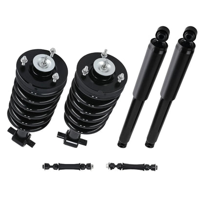 4WD Front Struts Rear Shocks Sway Bars Kit for Silverado Sierra 1500 (2014–2018)