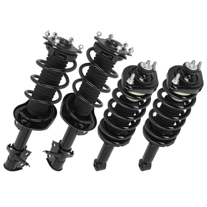 Set of 4 Front & Rear Struts Shock w/ Coil Spring for Honda CR-V (2012–2014)