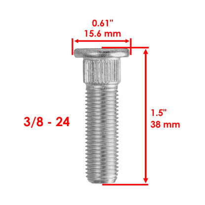 4 Rear Wheel Hub Stud Bolt for Polaris Ranger Crew 800 (2010–2017) BL114A1031