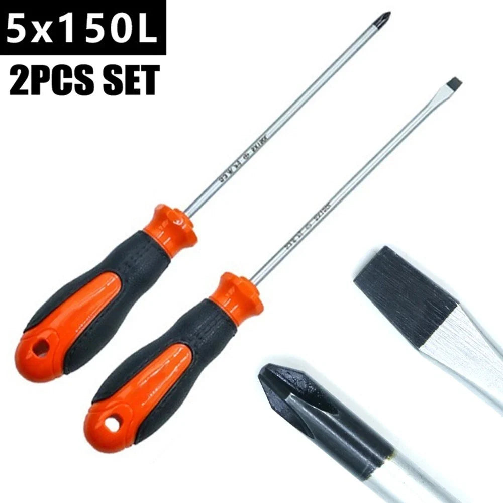 6 Inch Magnetic Screwdriver with Anti-Slip Rubber Handle