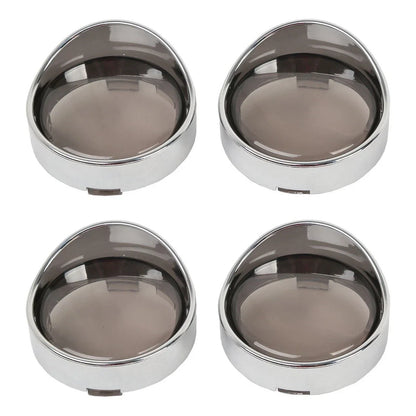 Turn Signal Light Trim Ring Bezels for Harley Softail Dyna