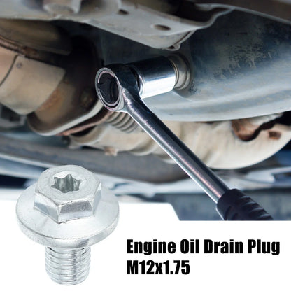 M12x1.75 Engine Oil Drain Plug Screw for Chevrolet Silverado 1500 