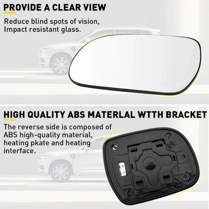 2X Heated Glass Mirror for Lexus RX300 RX350 RX330 RX400H (2004–2009)