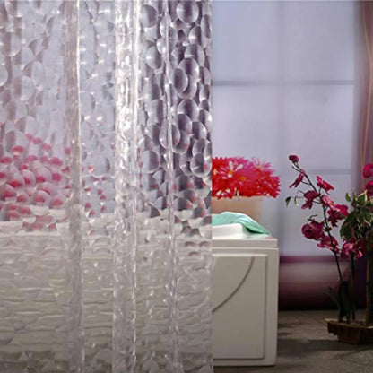Shower Curtain Liner for 3D Bubbles Design (No Part Numbers)