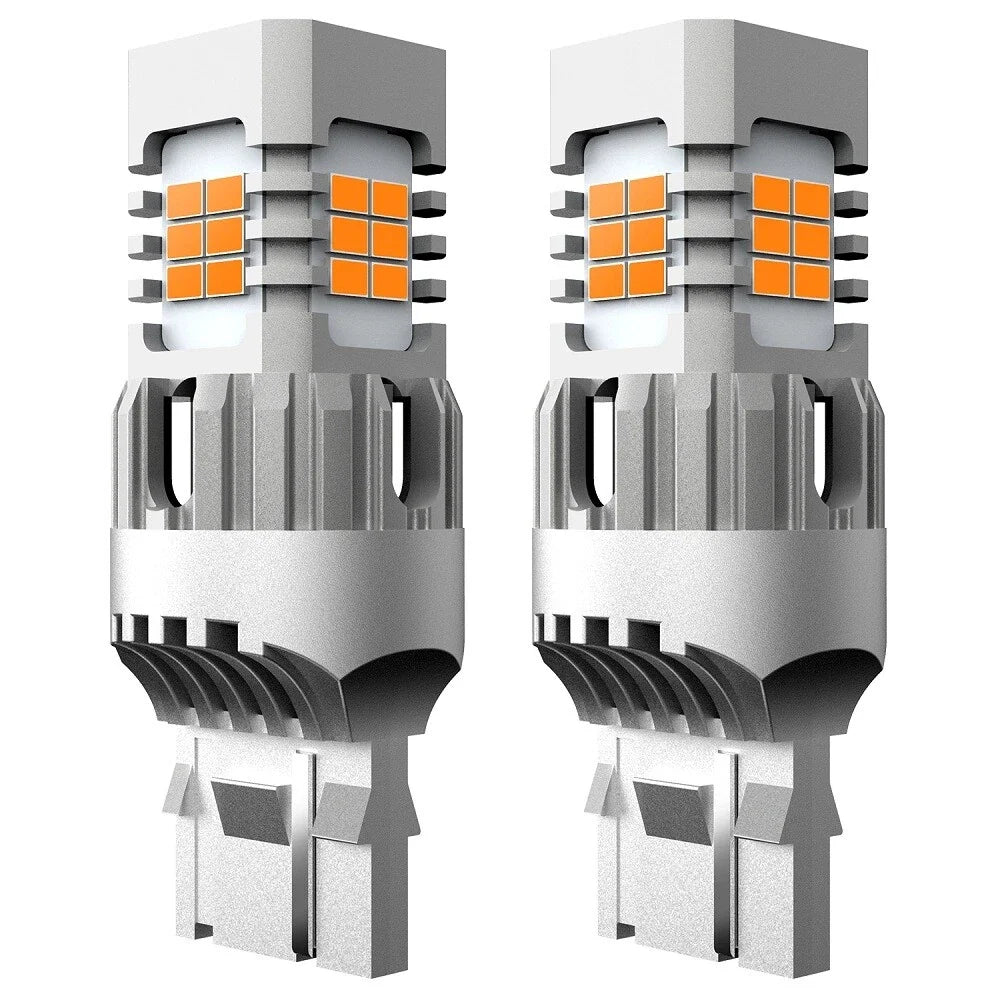 2X LED Amber Yellow Turn Signal Bulbs for AUXITO 7443 7440