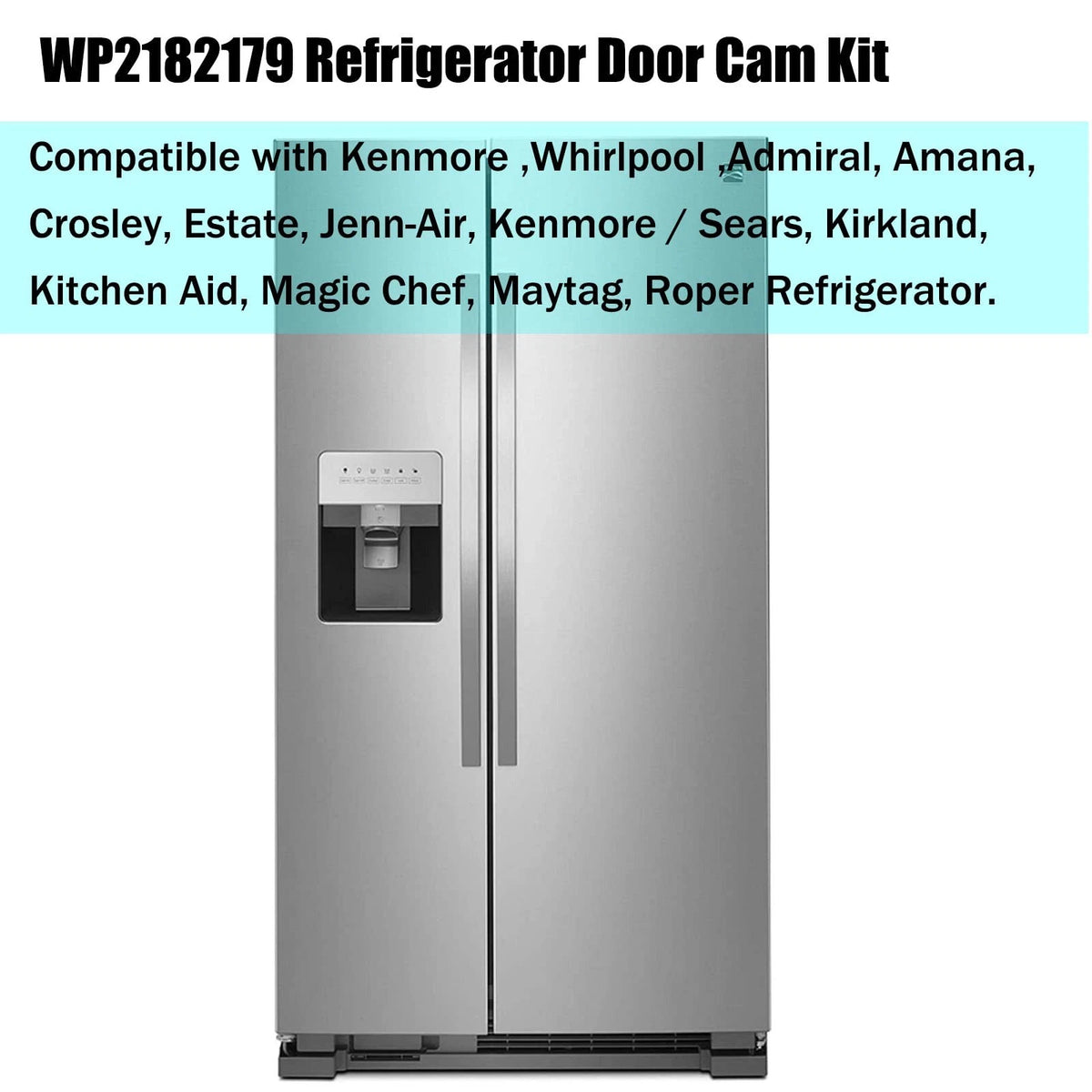 Refrigerator Door Closer Cam for Whirlpool Kenmore Admiral Amana