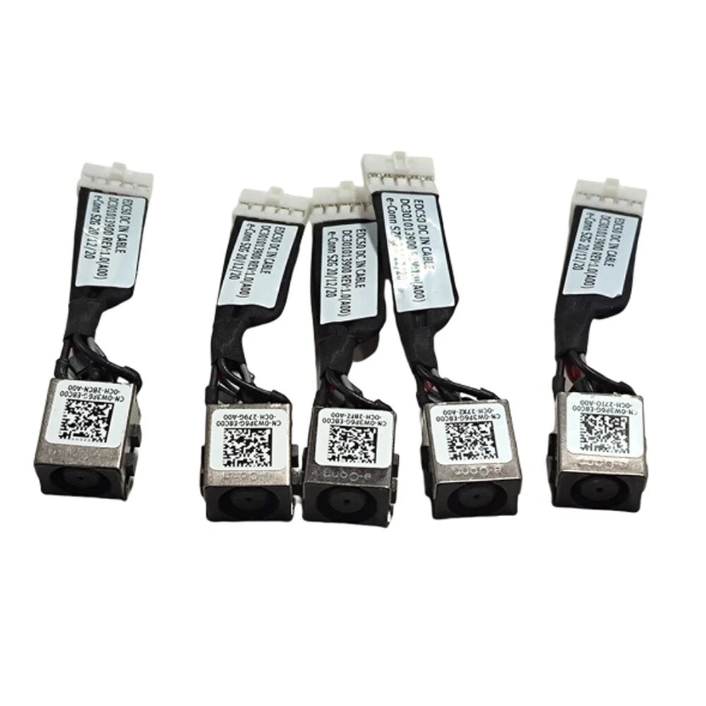 5PC DC Power Jack Charging Port Cable for Dell Latitude 5400 5410 5401 5411