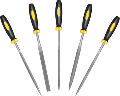 5-Piece Mini Metal Needle File Set for Detail Work