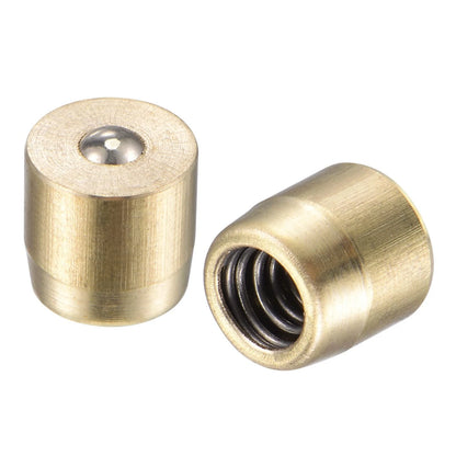 Brass Push Button Grease Oil Cup 6x6mm Ball Oiler for Automotive Use