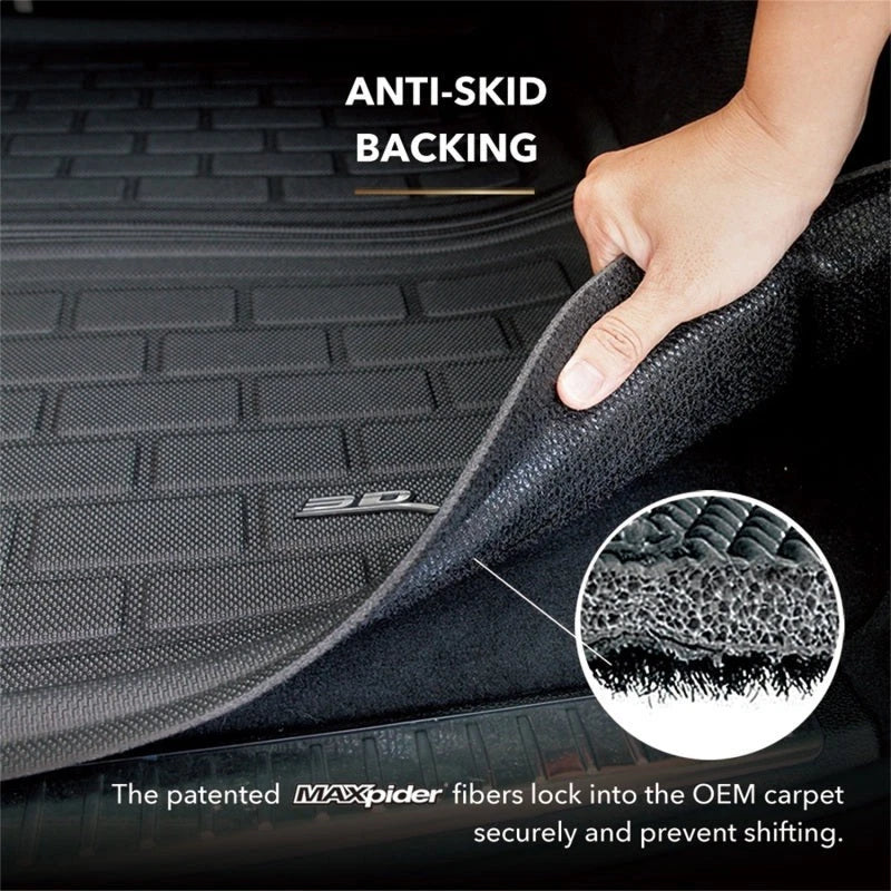 3D MAXpider Kagu Cargo Liner for Nissan Leaf (2011–2019) M1NS0491309 - Black
