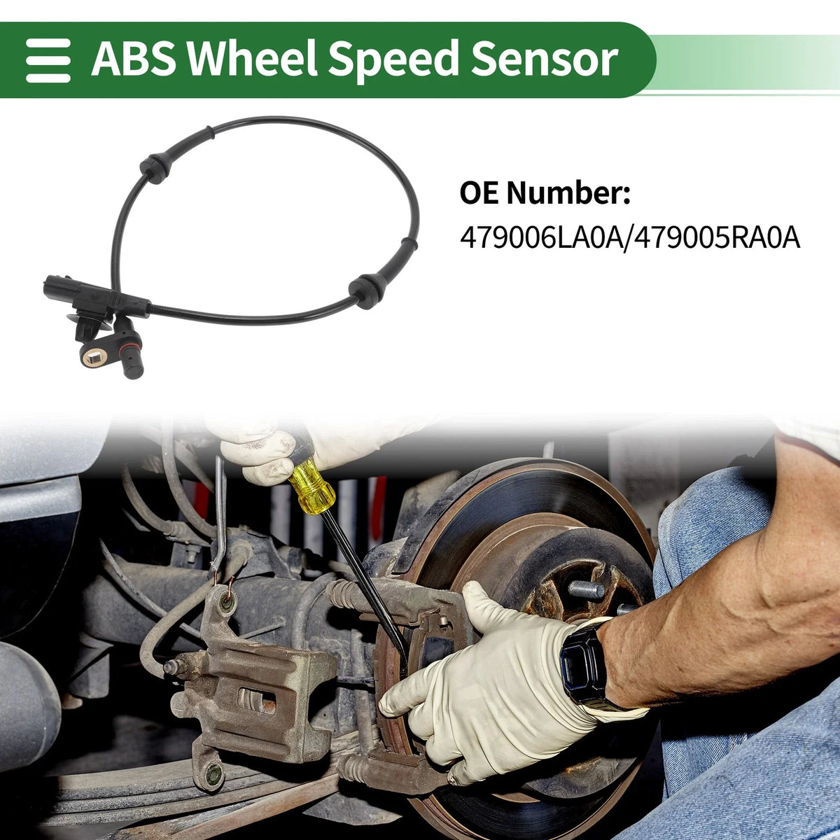 ABS Wheel Speed Sensor No. 479006LA0A for Nissan Micra V (2016–2024)