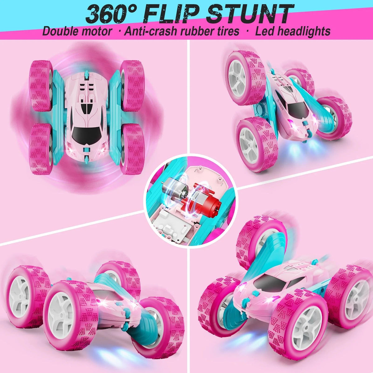 Pink Remote Control Car for Girls (2.4 GHz)