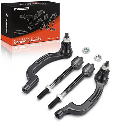 Set of 4 Front Inner Outer Tie Rod Ends for Infiniti QX30 (2016–2020) EV801036, TA2858, 45610